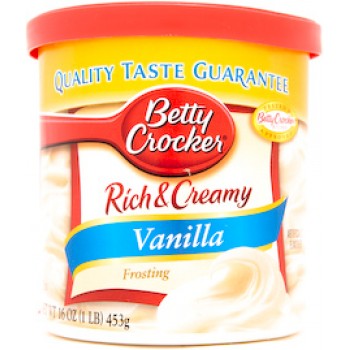 Betty Crocker Vanilla Frosting 16 OZ (453g) 8 Packungen AUSVERKAUFT
